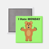 Aimant I Hate Monday (Recto/Verso)