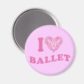 Aimant I Heart Ballet (Recto/Verso)