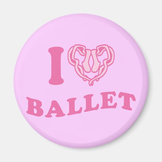 Aimant I Heart Ballet (Devant)