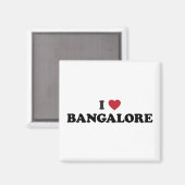 Aimant I Heart Bangalore Inde (Recto/Verso)