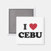 Aimant I Heart Cebu Philippines (Recto/Verso)