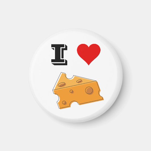 Aimant I Heart Cheese (Devant)