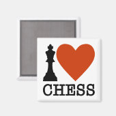Aimant I Heart Chess (Recto/Verso)