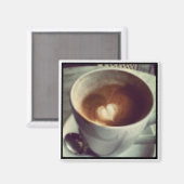 Aimant "I Heart Coffee" (Recto/Verso)