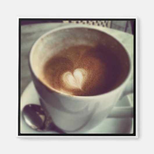Aimant "I Heart Coffee" (Devant)