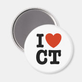 Aimant I Heart CT (Recto/Verso)