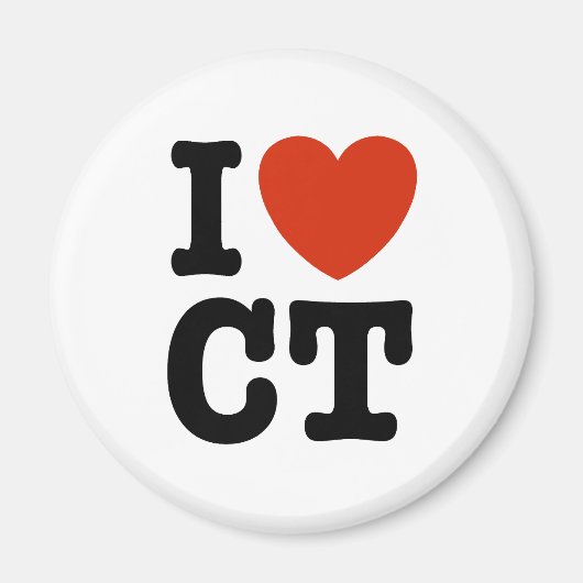 Aimant I Heart CT (Devant)