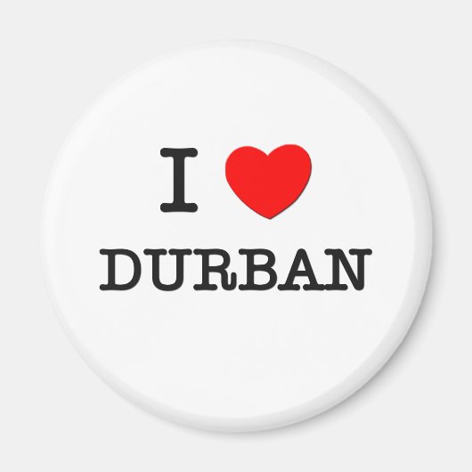 Aimant I Heart DURBAN (Devant)