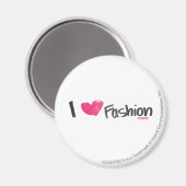 Aimant I Heart Fashion Magenta (Recto/Verso)