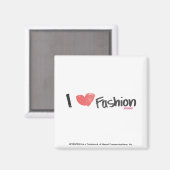 Aimant I Heart Fashion Purple (Recto/Verso)