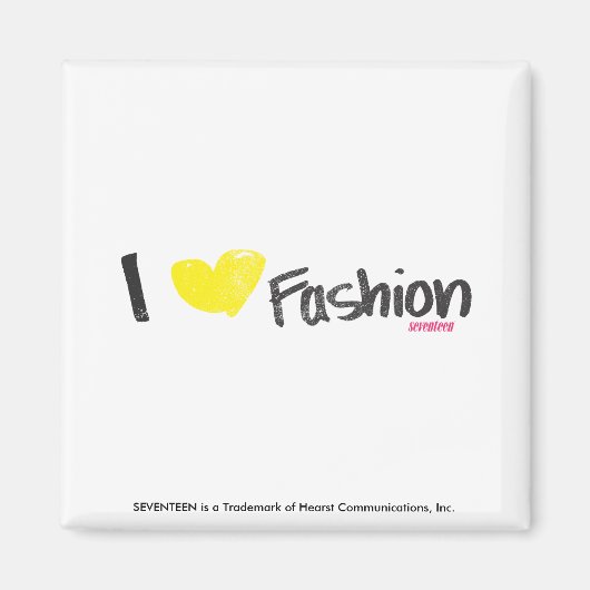 Aimant I Heart Fashion Rose (Devant)