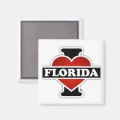 Aimant I Heart Florida (Recto/Verso)