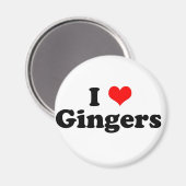 Aimant I Heart Gingers (Recto/Verso)