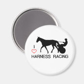 Aimant I Heart Harness Racing (Recto/Verso)