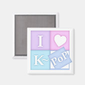 Aimant I Heart K~Pop (Recto/Verso)