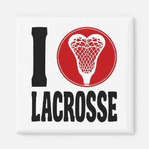 Aimant I Heart Lacrosse