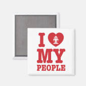 Aimant I Heart (Love) Erawan My Lao People (Recto/Verso)