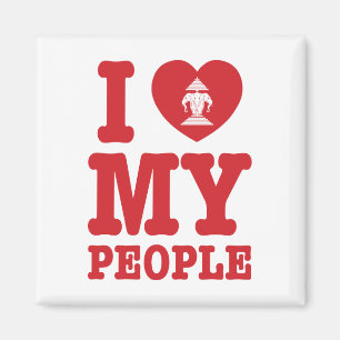 Aimant I Heart (Love) Erawan My Lao People