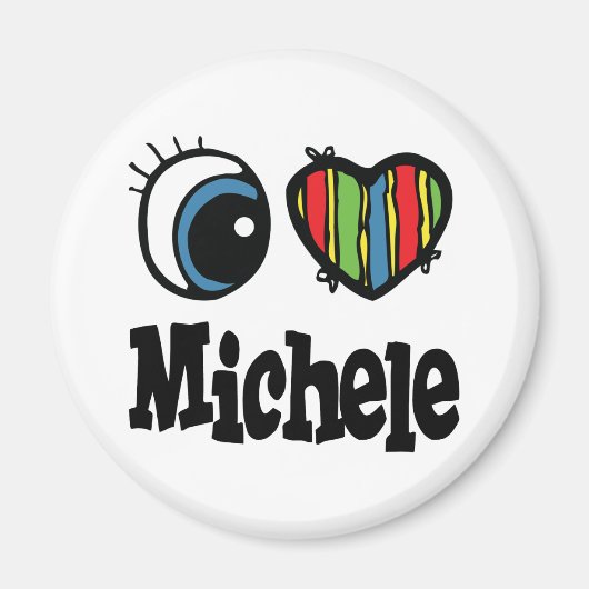 Aimant I Heart (Love) Michele (Devant)