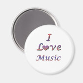 Aimant I Heart (Love) Music (Recto/Verso)