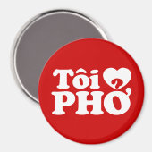 Aimant I Heart (Love) Pho (Tôi PHỞ) (Recto/Verso)