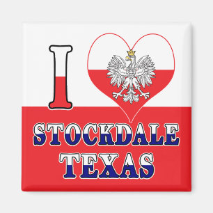 Aimant I Heart Love Stockdale Texas