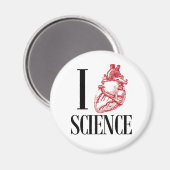 Aimant I heart science (Recto/Verso)