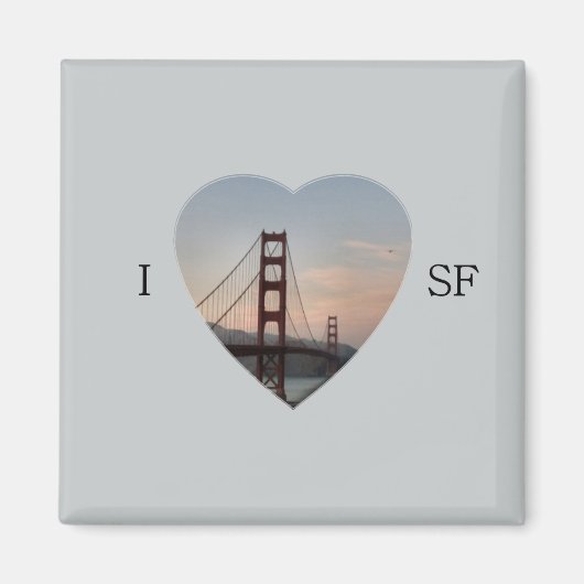 Aimant I Heart SF (Devant)