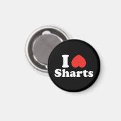 Aimant I Heart Sharts (Recto/Verso)
