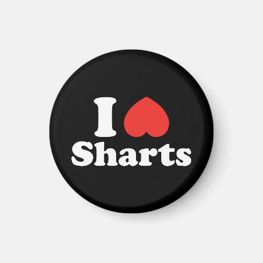 Aimant I Heart Sharts (Devant)