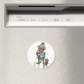 Aimant I Heart Sock Monkeys (In Situ (Lave-vaisselle))