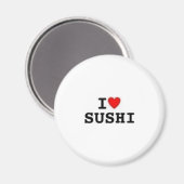 Aimant I Heart Sushi (Recto/Verso)