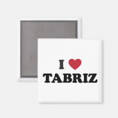 Aimant I Heart Tabriz Iran (Recto/Verso)
