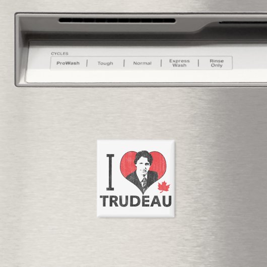 Aimant I Heart Trudeau (In Situ (Lave-vaisselle))