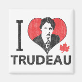 Aimant I Heart Trudeau (Devant)