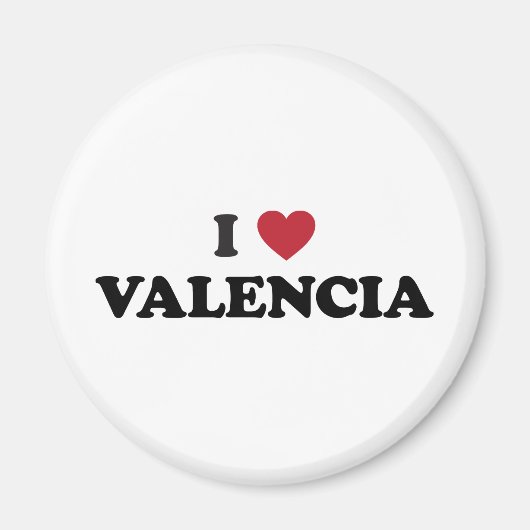 Aimant I Heart Valencia (Devant)