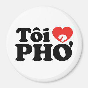 Aimant I langue vietnamienne de Pho de coeur (amour) (❤