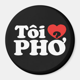 Aimant I langue vietnamienne de Pho de coeur (amour) (❤
