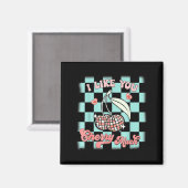 Aimant I Like You Cherry Much Funny Retro Love Valentine  (Recto/Verso)