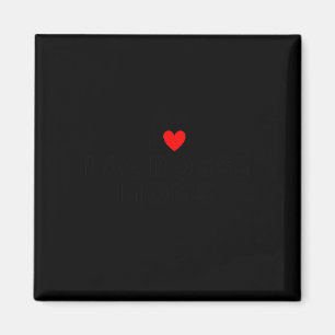 Aimant I Losse Lacrosse Moms Funny Red Heart