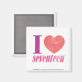 Aimant I Love 17 (Recto/Verso)