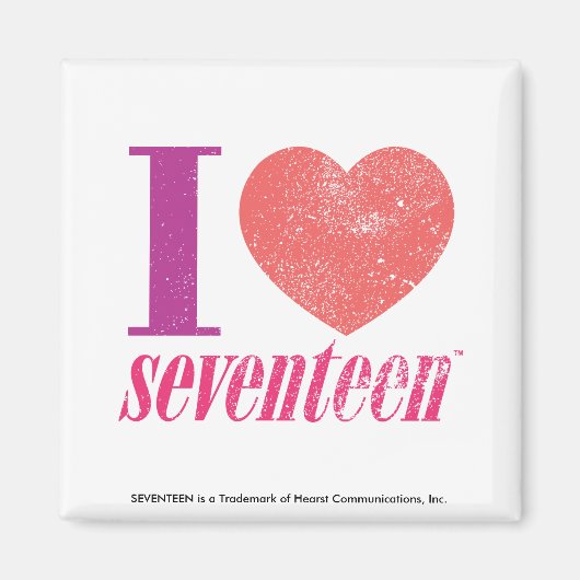 Aimant I Love 17 (Devant)