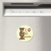 Aimant I Love 1st Grade Tshirts et cadeaux (In Situ (Lave-vaisselle))