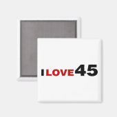 Aimant I Love 45 (Recto/Verso)
