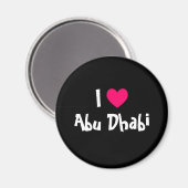 Aimant I Love Abu Dhabi (Recto/Verso)