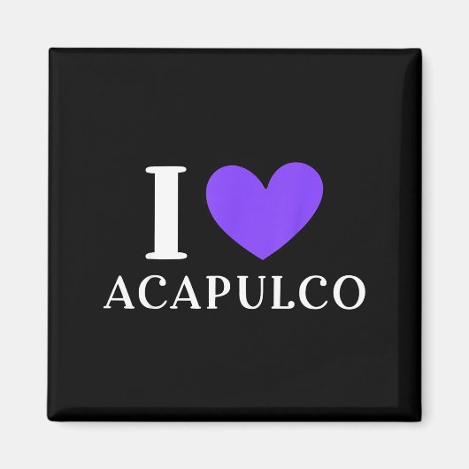 Aimant I Love Acapulco Mexico Vacation _2 (Devant)