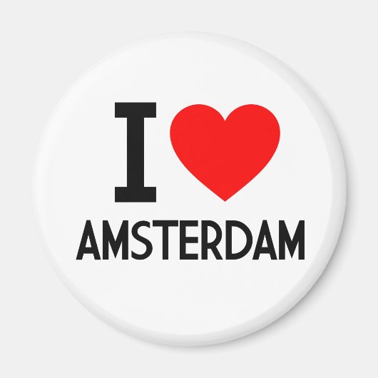 Aimant I Love Amsterdam (Devant)