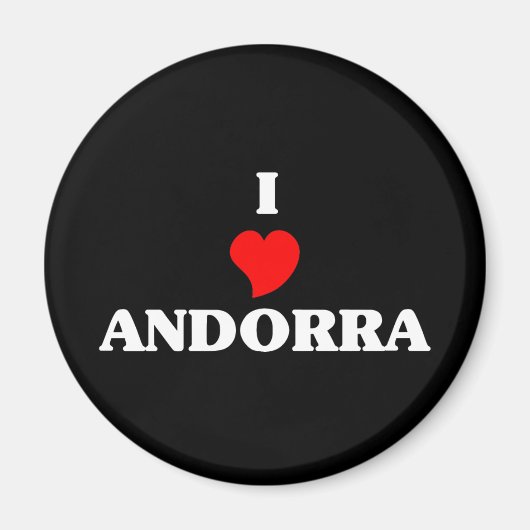 Aimant I Love Andorra (Devant)