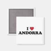 Aimant I Love Andorra (Recto/Verso)