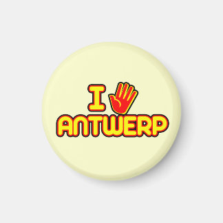 Aimant I Love Anvers (main)